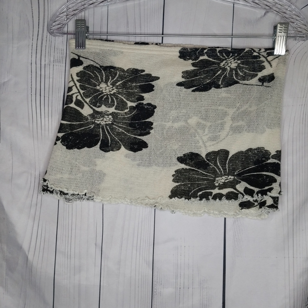 Free People Poppy Floral Boho Tube Top